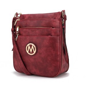 MKF Collection Salome Shoulder Crossbody Women’s Handbag Expandable Multi-Compartment Vegan Leather by Mia K - 1 of 4