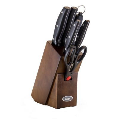 Oster Granger 7 Piece Cutlery Set with Wood Block