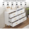 6 Drawer Dresser with Gold Handles - 4 of 4