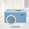 LunaLulinlk Large enclosed cat litter box, cat litter scoop with lid, odorless enclosed design, with drawer, easy to clean - 2 of 4