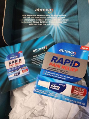 Abreva Cold Sore Rapid Pain Relief