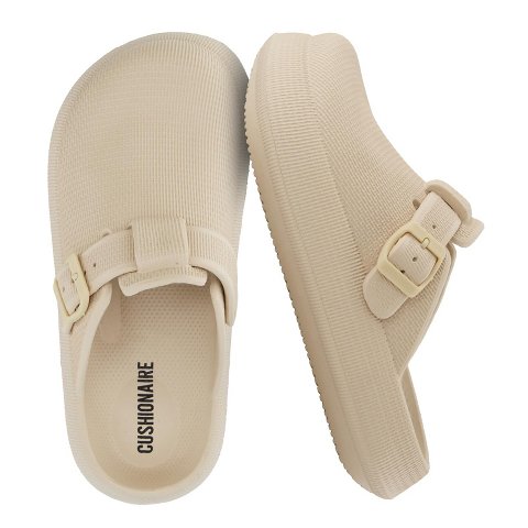 Женские сабо CUSHIONAIRE Women's Fable Cloud Recovery Clog with +Comfort Khaki 8