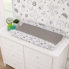 NoJo Disney Monsters, Inc. Cutest Little Monster Gray, and White Contoured Changing Pad Cover - 2 of 4