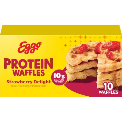 Eggo Frozen Protein Strawberry Delight Waffles - 12.3oz/10ct