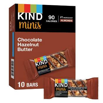 KIND Minis Chocolate Hazelnut Butter with Almonds & Peanuts - 10ct/7.0oz