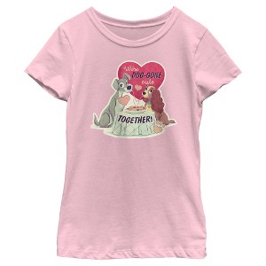 Girl's Lady and the Tramp We're Dog-Gone Cute T-Shirt - 1 of 4