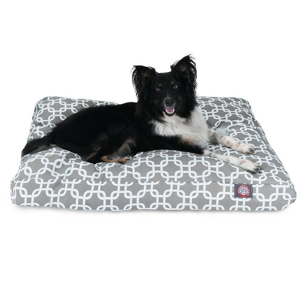 Photos - Bed & Furniture Majestic Pet Links Rectangle Dog Bed - Gray - Medium - M 