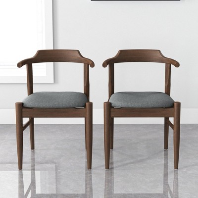 NicBex Mid-Century Modern Dining Chair/Bar Stool with Foam Cushion Linen Upholstery for Room Setting