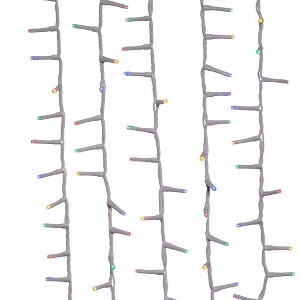 Kurt Adler 600-Light 49.2-Foot Multicolored LED White Wire Rice Light Set - 1 of 4