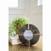 Matr Boomie Kerala 3x3 Picture Frame - Carved Horn, Brass Inlay - 3 of 3