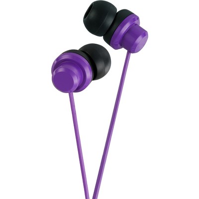 JVC HA-FX8-V Earphone - Stereo - Violet - Wired - Gold Plated Connector - Earbud - Binaural - Open - 3.28 ft Cable