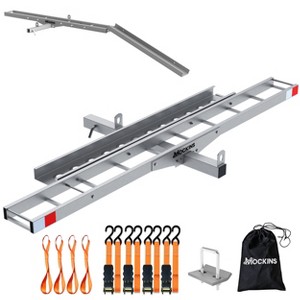 Mockins Steel Hitch Mount Dirt Bike Carrier & Ramp - 500 Lbs Capacity | 73" - 1 of 4