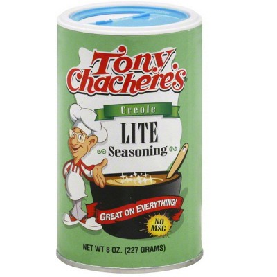 Tony Chachere's Creole Lite Seasoning, 8 oz (Pack of 2)