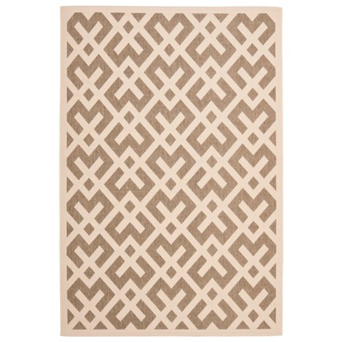 2'7 X 5' Santorini Outdoor Rug Black/bone - Safavieh : Target