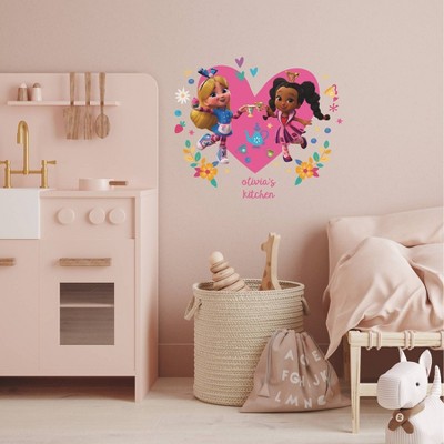 Alice's Wonderland Bakery Alphabet Peel and Stick Wall Decals