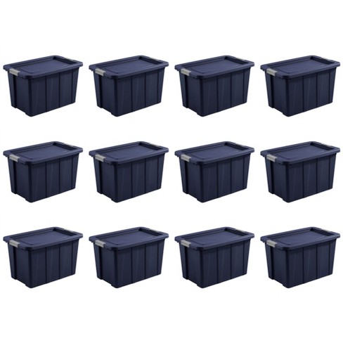 Sterilite Tuff1 30 Gallon Plastic Storage Stackable Container Bins