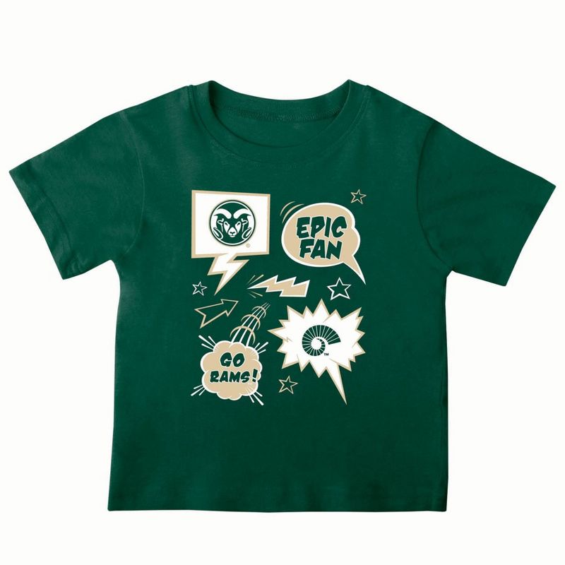 NCAA Colorado State Rams Toddler Boys&#39; 2pk T-Shirt, 2 of 4
