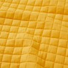 Peace Nest Lightweight Pre-washed Microfiber Quilt Coverlet Set, Yellow, King - 4 of 4