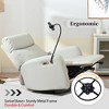 KTMBDW Rocking Chair Nursery, Electric Glider Recliner Nursing Chair for Breastfeeding, Power Swivel Recliner Chairs with USB Port, Adjustable Mounts - 4 of 4