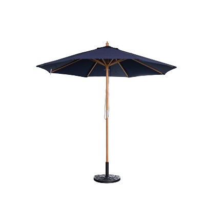 9' Cenote Market Patio  Umbrella Navy - Island Umbrella