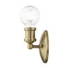 Livex Lighting Lansdale 1 - Light Vanity in  Antique Brass - 3 of 4
