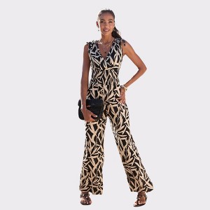 Women's Tie Detail Jumpsuit - LASCANA - 1 of 4