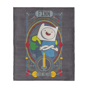 Cartoon Network Adventure Time Silk Touch Throw Blanket 50x 60 Inches - 1 of 4