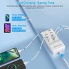 iMountek 10 Ports USB Charging Station Hub 50W USB Wall Charger Fast Charging Power Adapter for Phone Tablet  White - 4 of 4