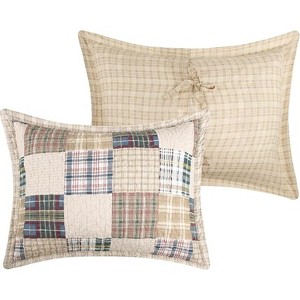 Greenland Home Fashions Oxford Multi Standard Sham, 20x26 Inches - 1 of 2