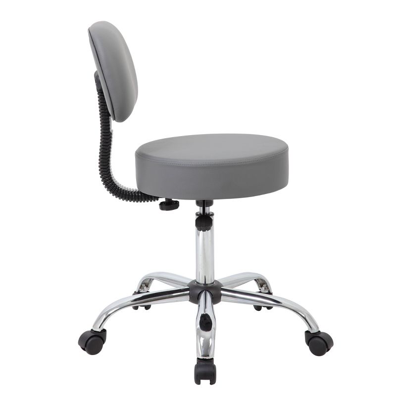 Medical Stool with Back Cushion - Boss Office Products, 5 of 9