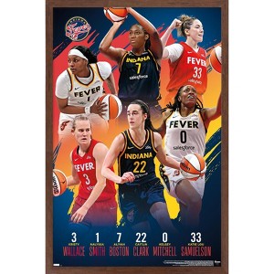 Trends International WNBA Indiana Fever -Team 24 Framed Wall Poster Prints - 1 of 4