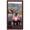 PosterPalooza | Panoramic Classic Modern Brown Frame - UV Acrylic, Foam Board Backing, Hanging Hardware - 3 of 4