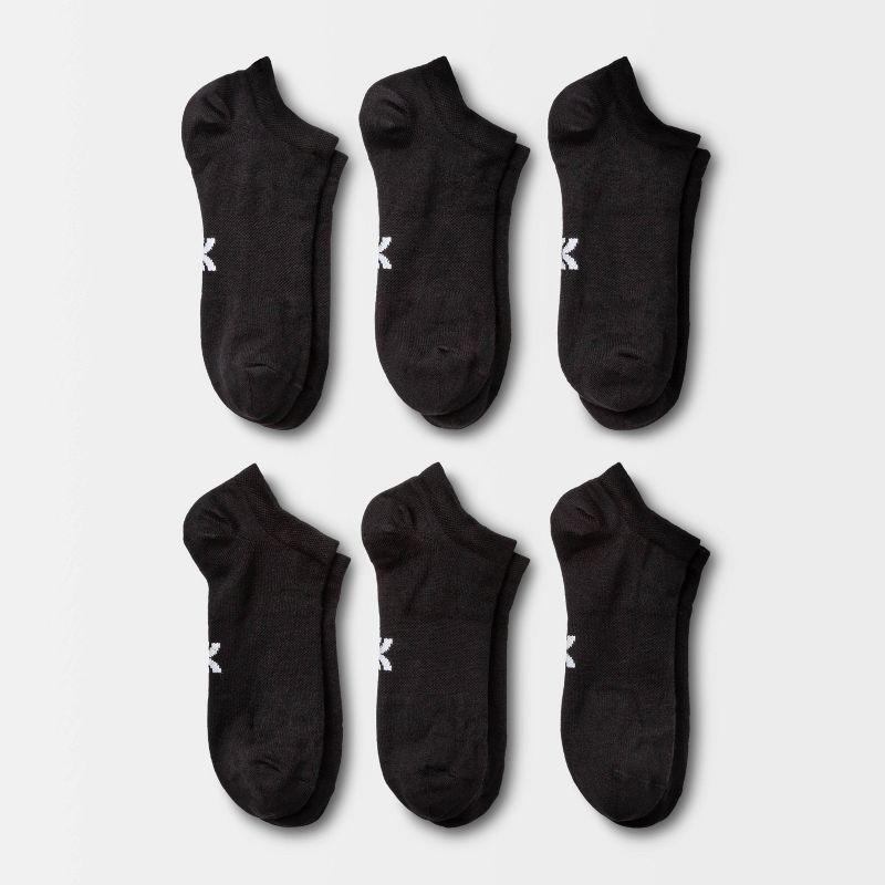 Women's Lightweight Active Mesh 6pk No Show Athletic Socks - All In Motion™ 4-10, 1 of 4