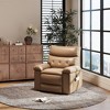 homfan Electric Recliner Chair - PU Leather 360° Swivel Recliner with Heat and Massage, Comfortable Lazy Chair for Living Room, Bedroom, Nursery - 2 of 4