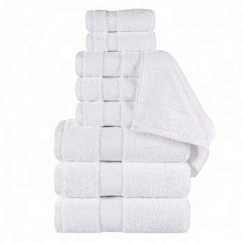 Cotton Heavyweight Ultra-Plush Luxury 9 Piece Towel Set by Blue Nile Mills