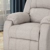 Racxily Manual Recliner Chair in Linen Fabric, Dimensions 34.5" x 39" x 39 - 4 of 4