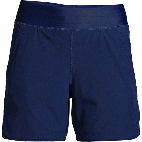 Lands' End Women's Petite 5 Quick Dry Elastic Waist Board Shorts Swim  Cover-up Shorts With Panty - 16 - Deep Sea Navy : Target