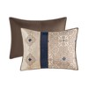 Gulches Cal King 7 Piece Jacquard Comforter Set with Throw Pillows, Premium Bedding for Complete Bedroom Look - 4 of 4