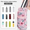 BABYYER Water Bottle Carrier Bag, 25oz 32oz Crossbody Water Bottle Holder with Adjustable Shoulder Strap, Phone Pocket for Hiking Camping Gym - 3 of 4