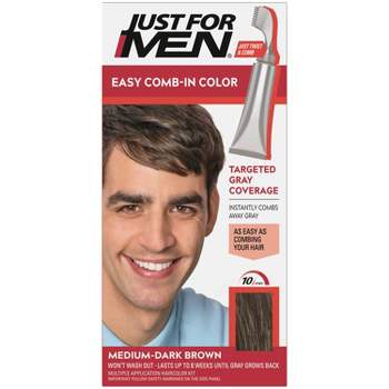 Just For Men Easy CombIn Color Gray Hair Coloring for Men with Comb Applicator - 1.2oz