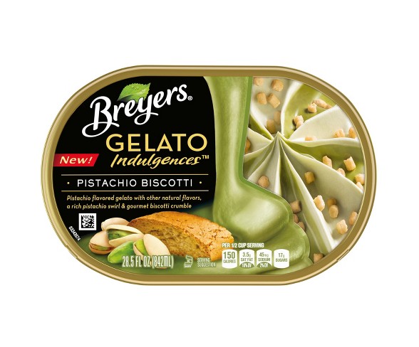 Breyers Gelato Pistachio Biscotti - 28.5 fl oz