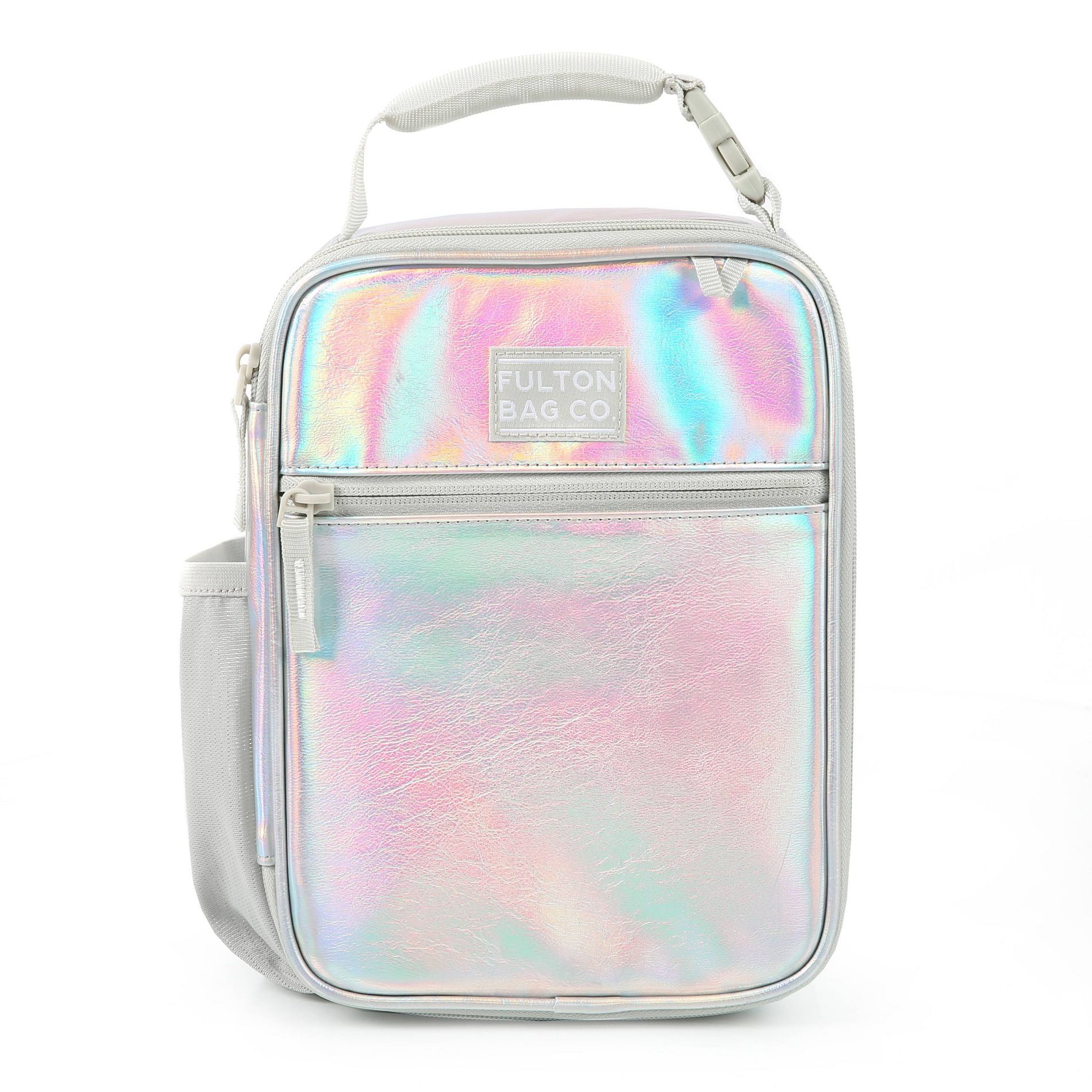 Fulton Bag Co. Upright Lunch Bag - Pearlescent Holographic