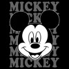 Boy's Disney Mickey Mouse Repeating Name Pull Over Hoodie - 2 of 4