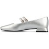 Journee Women's Gredah Medium and Wide Width Mary Jane Dress Flats - 2 of 4