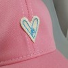 Anna-Kaci Women's Heart Embroidered Baseball Cap Low Bun Soft Cotton Trucker Hat - 3 of 4