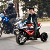 Infans 12V Kids Ride on Motorcycle Licensed BMW 3 Wheels Electric Toy w/ Light & Music - 3 of 4