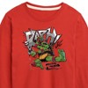 Boys' - Teenage Mutant Ninja Turtles - Raphael Going In Loud Long Sleeve Graphic T-Shirt - 2 of 4