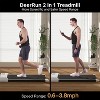 DeerRun Walking Pad Treadmill, 300 lbs Capacity 2-in-1 Portable Under Desk Treadmill with Remote Control & LED Display - 3 of 4