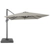 Sonkuki 10x10ft Cantilever Patio Umbrella Offset Hanging Umbrella with Base and 270gsm Fade-Resistant Fabric 360° Outdoor - 2 of 4