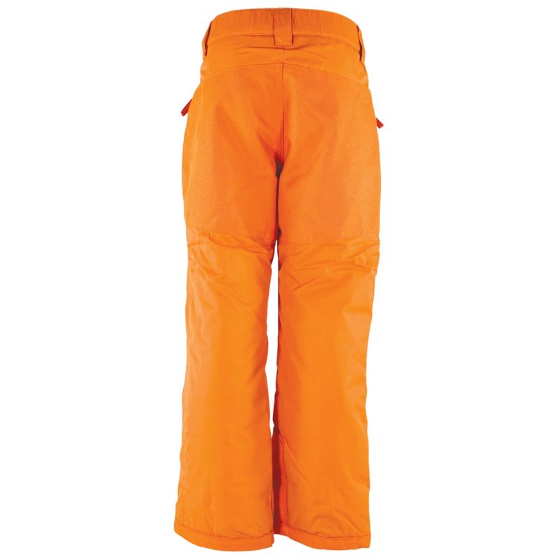 Hudson Baby Unisex Snow Pants, Orange, 3 of 5